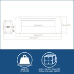 Bestway® Lay-Z-SPA® Cancun AirJet™ Whirlpool, 180 x 66 cm, 2-4 Personen, rund, graue Rattan-Optik – Bild 9