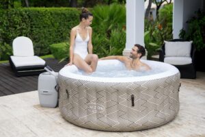 Bestway Lay-Z-SPA WLAN-Whirlpool Madrid AirJet Ø 180 x 66 cm, rund – Bild 3
