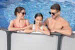Steel Pro Max™ Außenpool, 396 x 122 cm, FrameLink™-System, Leiter, Plane, Pumpe und Filterkartusche – Bild 3