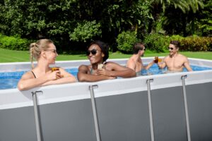 Bestway Pool-Set, rechteckig, 4,88 m x 2,44 m x 1,22 m – Bild 7