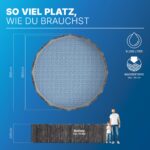 Bestway Aufstellpool rund 366x100 cm, Set mit Filterpumpe, Holz-Optik – Bild 4