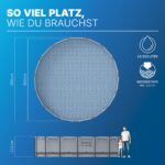 Bestway Aufstellpool rund 366x122 cm, Komplett-Set mit Filterpumpe – Bild 4